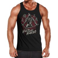 Neverless Tanktop Herren Tank-Top Samurai japanische Schriftzeichen Schriftzug Hattori Hanzo Muskelshirt Muscle Shirt Neverless® mit Print von Neverless