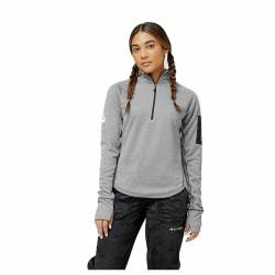 Damen Sweater ohne Kapuze New Balance Impact Run AT Grau - XS von New Balance