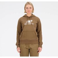 NEW BALANCE Damen Kapuzensweat Essentials Stacked Logo Hoodie von New Balance