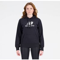 NEW BALANCE Damen Kapuzensweat Essentials Stacked Logo Hoodie von New Balance