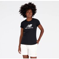 NEW BALANCE Damen Kapuzensweat NB Essentials Stacked Logo T-Shirt von New Balance