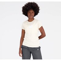 NEW BALANCE Damen Kapuzensweat NB Essentials Stacked Logo T-Shirt von New Balance