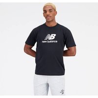 NEW BALANCE Herren T-Shirt Essentials Stacked Logo Cotton Jersey Short Sleeve T-shirt von New Balance