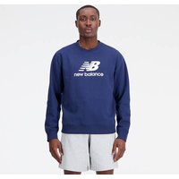 NEW BALANCE Herren T-Shirt Essentials Stacked Logo French Terry Crewneck von New Balance