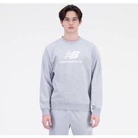 NEW BALANCE Herren T-Shirt Essentials Stacked Logo French Terry Crewneck von New Balance