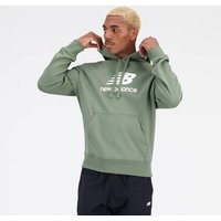 NEW BALANCE Herren T-Shirt Essentials Stacked Logo French Terry Hoodie von New Balance