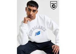 New Balance Logo Crew Sweatshirt - Herren, White von New Balance