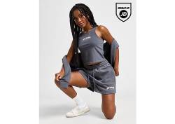 New Balance Logo Fleece Shorts - Damen, Grey von New Balance