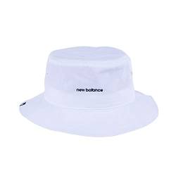 New Balance Men's and Women's Lightweight Bucket Hat, White von New Balance