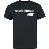 New Balance T-Shirt - NB Sport Jersey Graphic Relaxed T-Shirt - XS bis XL - für Damen - Größe L - schwarz von New Balance