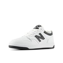 New Balance Unisex-Erwachsene BB480 V1 Court Sneaker, Weiß/Schwarz, 4 von New Balance
