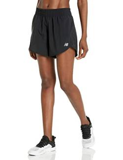 New Balance Women's Accelerate 5 Inch 2021 Core Shorts, Black, Small von New Balance