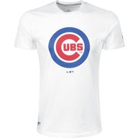 New Era - MLB T-Shirt - Chicago Cubs - S bis M - für Männer - Größe M - weiß von New Era - MLB