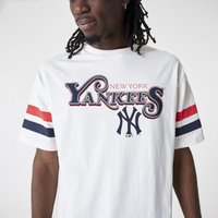 New Era - MLB T-Shirt - New York Yankees - S - für Männer - Größe S - weiß von New Era - MLB