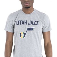 New Era - NBA T-Shirt - Utah Jazz - S bis XXL - für Männer - Größe M - grau von New Era - NBA