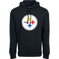 New Era - NFL Kapuzenpullover - Pittsburgh Steelers - S bis XL - für Männer - Größe M - schwarz von New Era - NFL