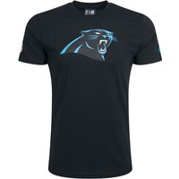 New Era - NFL T-Shirt - Carolina Panthers - S bis M - für Männer - Größe S - schwarz von New Era - NFL