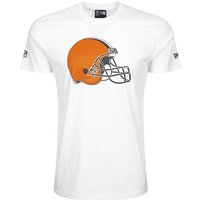 New Era - NFL T-Shirt - Cleveland Browns - S bis XXL - für Männer - Größe S - weiß von New Era - NFL