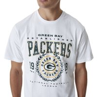 New Era - NFL T-Shirt - Green Bay Packers - Graphic Tee - S - für Männer - Größe S - weiß von New Era - NFL