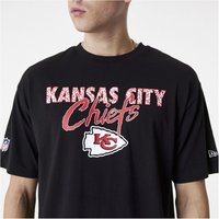 New Era - NFL T-Shirt - Kansas City Chiefs - S - für Männer - Größe S - schwarz von New Era - NFL