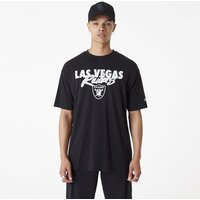 New Era - NFL T-Shirt - Las Vegas Raiders - S bis XL - für Männer - Größe S - schwarz von New Era - NFL