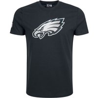 New Era - NFL T-Shirt - Philadelphia Eagles - S bis L - für Männer - Größe S - schwarz von New Era - NFL