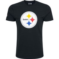 New Era - NFL T-Shirt - Pittsburgh Steelers - S bis M - für Männer - Größe M - schwarz von New Era - NFL