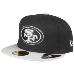 New Era 59Fifty Cap - HEATHER BLACK San Francisco 49ers von New Era