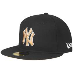 New Era 59Fifty Cap - New York Yankees schwarz / tan von New Era