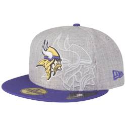 New Era 59Fifty Cap - SCREENING NFL Minnesota Vikings grau von New Era