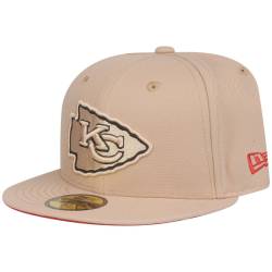 New Era 59Fifty Fitted Cap - Kansas City Chiefs camel beige von New Era