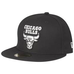 New Era 59Fifty Fitted Cap - NBA Chicago Bulls schwarz von New Era