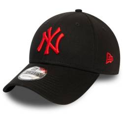 New Era 9Forty Cap - MLB New York Yankees schwarz / rot von New Era