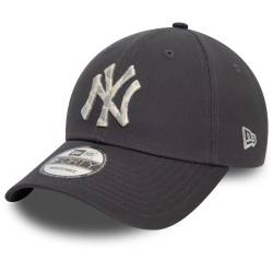 New Era 9Forty Strapback Cap - INFILL New York Yankees grau von New Era
