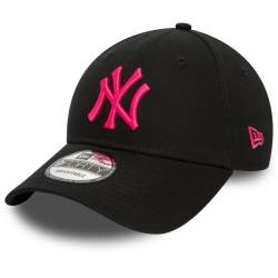 New Era 9Forty Strapback Cap - New York Yankees schwarz pink von New Era