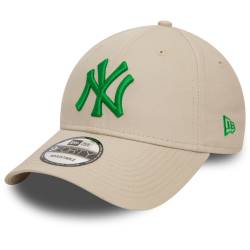 New Era 9Forty Strapback Cap - New York Yankees stone beige von New Era
