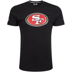 New Era Basic Shirt - NFL San Francisco 49ers schwarz von New Era