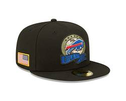 New Era Buffalo Bills NFL Salute to Service 2022 Black 59Fifty Basecap - 7 1/4-58cm (L) von New Era