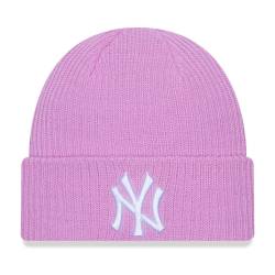 New Era Damen Wintermütze Beanie New York Yankees lila von New Era
