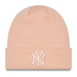 New Era Damen Wintermütze Beanie - New York Yankees rosa von New Era