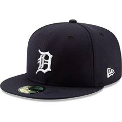 New Era Detroit Tigers Cap 59Fifty Basecap Baseball Fitted Kappe MLB Navy - 7 5/8-61cm (XL) von New Era