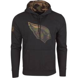 New Era Fleece Hoody - NFL Arizona Cardinals schwarz / camo von New Era