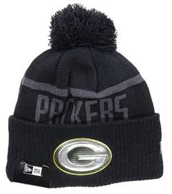 New Era Green Bay Packers NFL 2017 Black Collection Beanie - One-Size von New Era