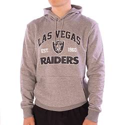 New Era Hoodie - NFL MBA MLB - Kapuzenpullover - Football Basketball Baseball - Limited Edition (Las Vegas Raiders Light/Grey, M, m) von New Era