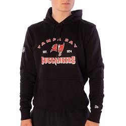 New Era Hoodie - NFL MBA MLB - Kapuzenpullover - Football Basketball Baseball - Limited Edition (Tampa Bay Buccaneers Black, XXL, xx_l) von New Era