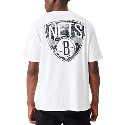 New Era INFILL Team Logo OS T-Shirt Herren weiß/schwarz, M von New Era