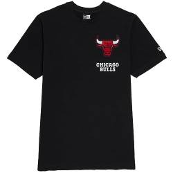 New Era Logoselect Chicago Bulls T-Shirt Herren Shirt schwarz. XL von New Era