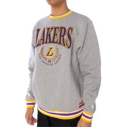 New Era Los Angeles Lakers Sweatpulli Herren Sweater Grey lilam XL von New Era