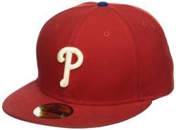 New Era MLB 59FIFTY Team Color Authentic Collection Fitted On Field Game Cap M?tze, Philadelphia Phillies, 64 EU von New Era