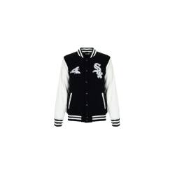 New Era - MLB Chicago White Sox Wordmark Varsity Jacke Farbe Schwarz, Größe S von New Era